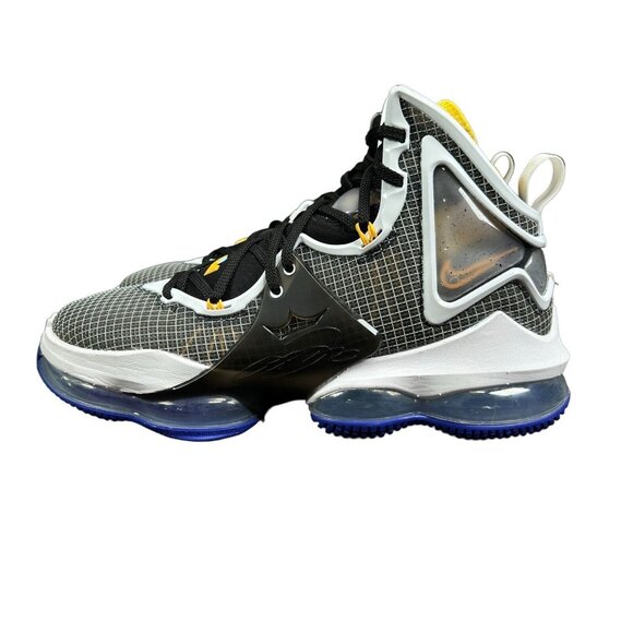 Lebron XIX Space Jam Black University Gold Noir Basketball Shoes Men\'s Size 7.5